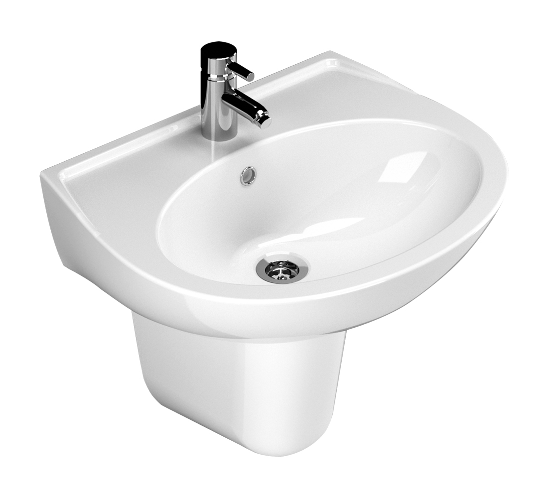 Polo%20Lavabo%2055%20cm%20+%20Yarım%20Ayak