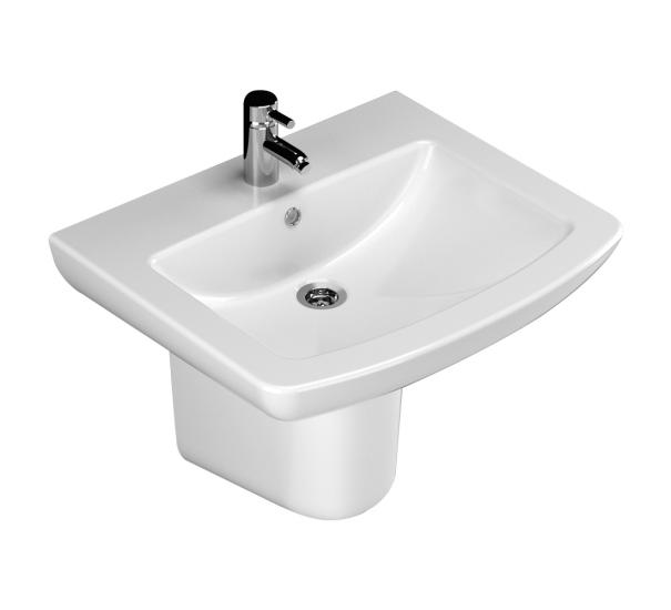 Plaza Lavabo 60 cm + Yarım Ayak